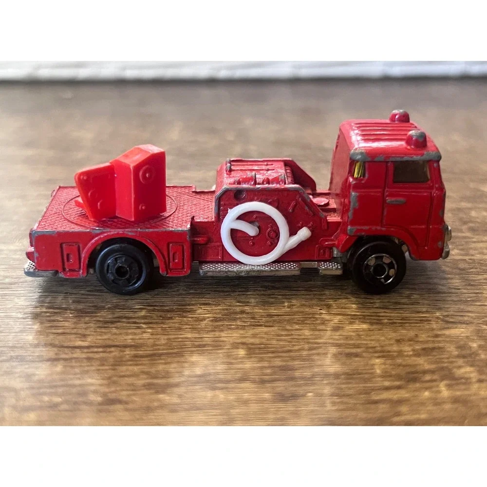 Vintage Zylmex P312 Red Ford Fire Truck Incomplete Loose Die Cast Hong‎ Kong
